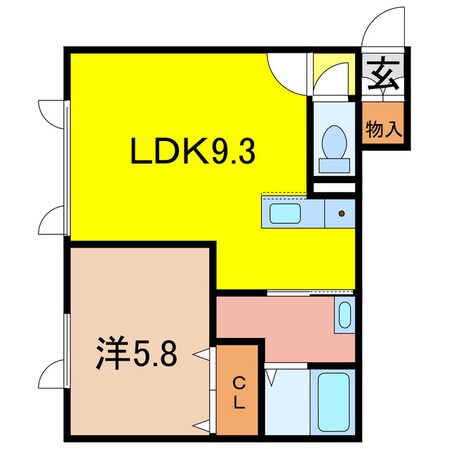 シャルマンの物件間取画像